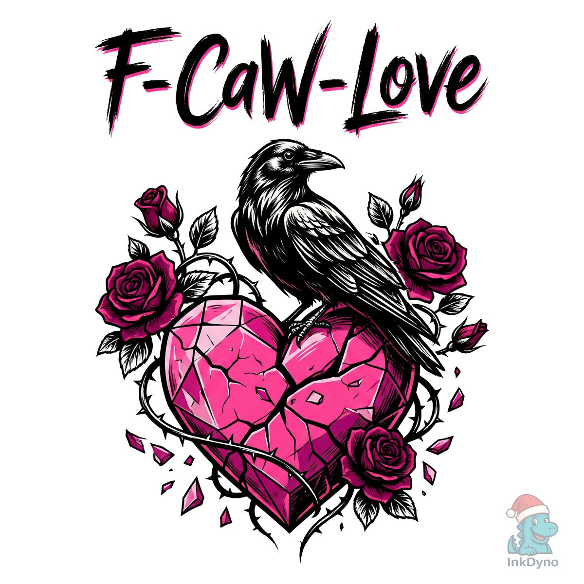 F-Caw-Love Raven Gothic Valentine