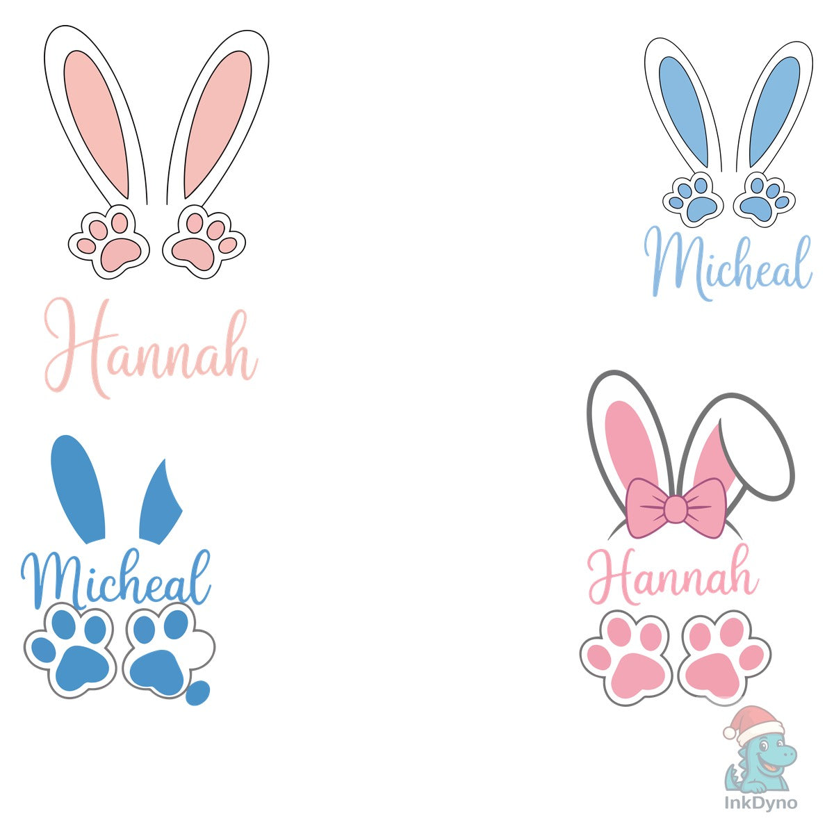 Bunny Name Frame Monogram