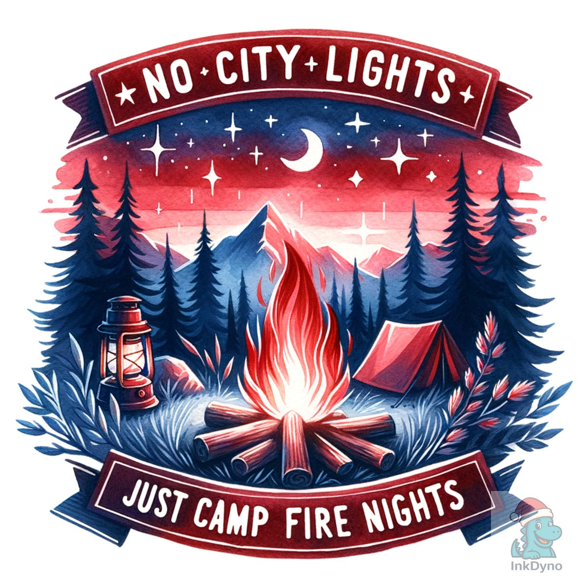 No City Lights Just Camp Fire Nights