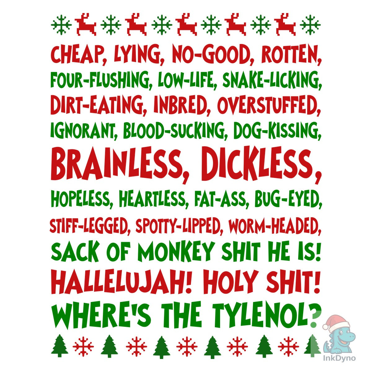 Family Christmas Front & Back