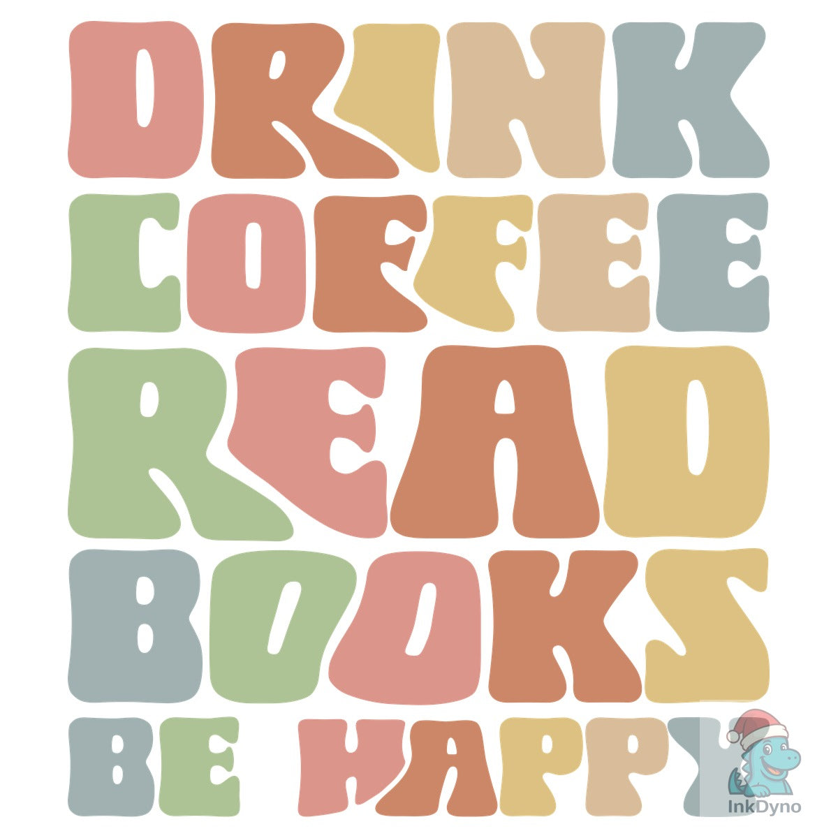 Drink Coffee Read Books Retro T-shirt