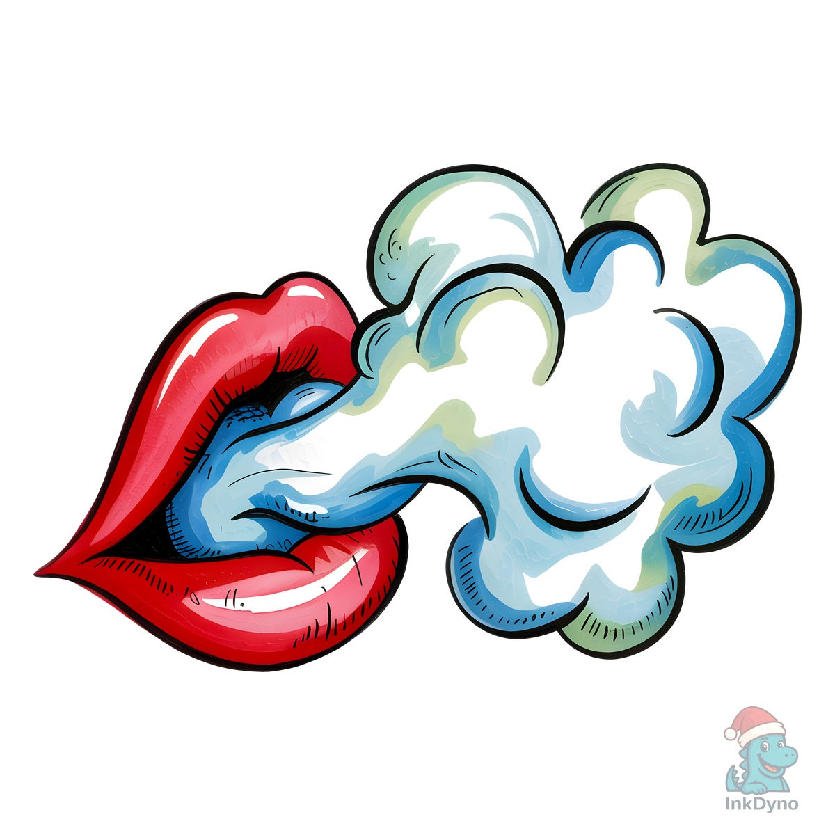 Red Lips Smoke Cloud