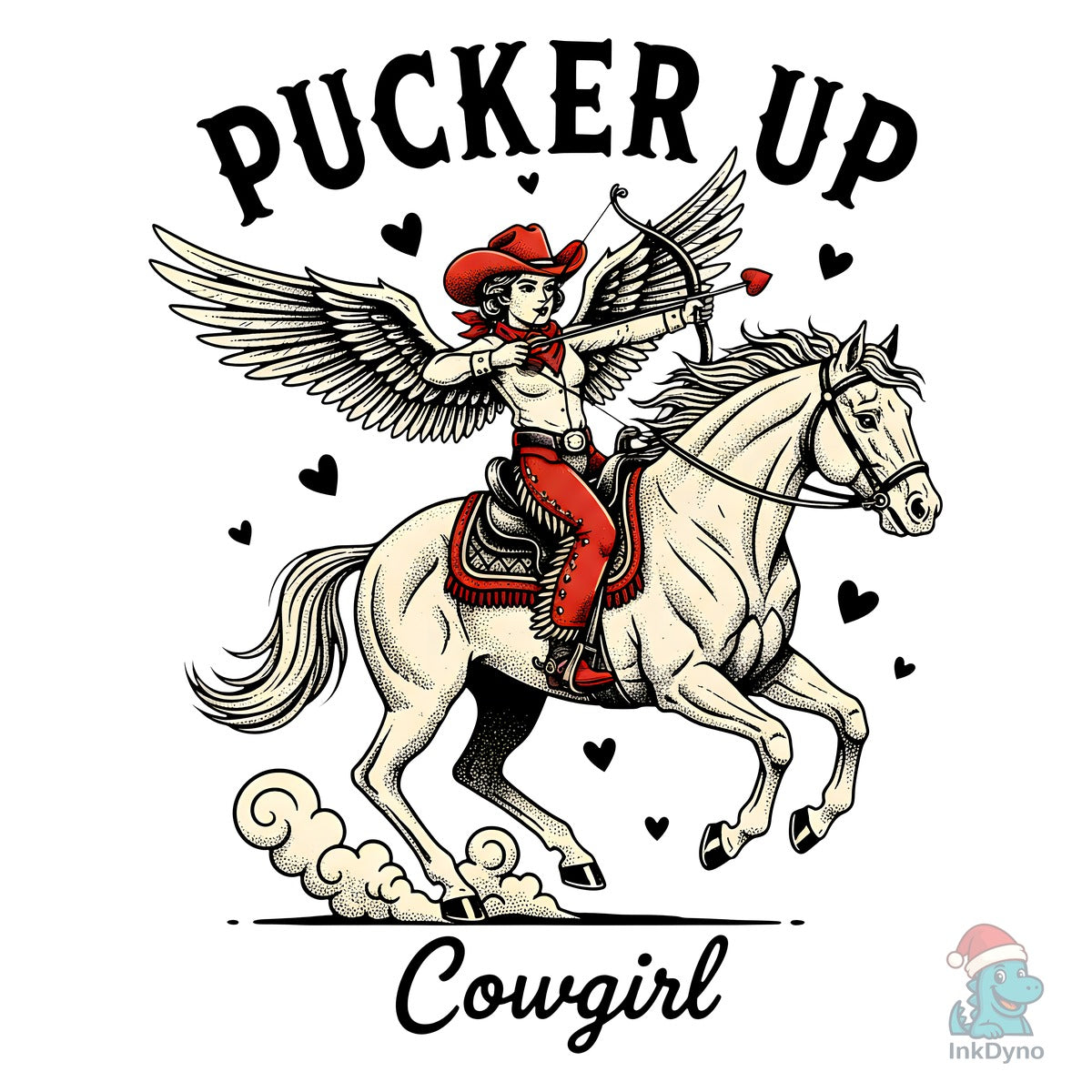 Pucker Up Cowgirl Western Valentine