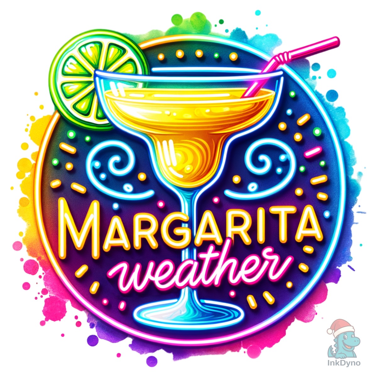 Colorful Neon Margarita Weather