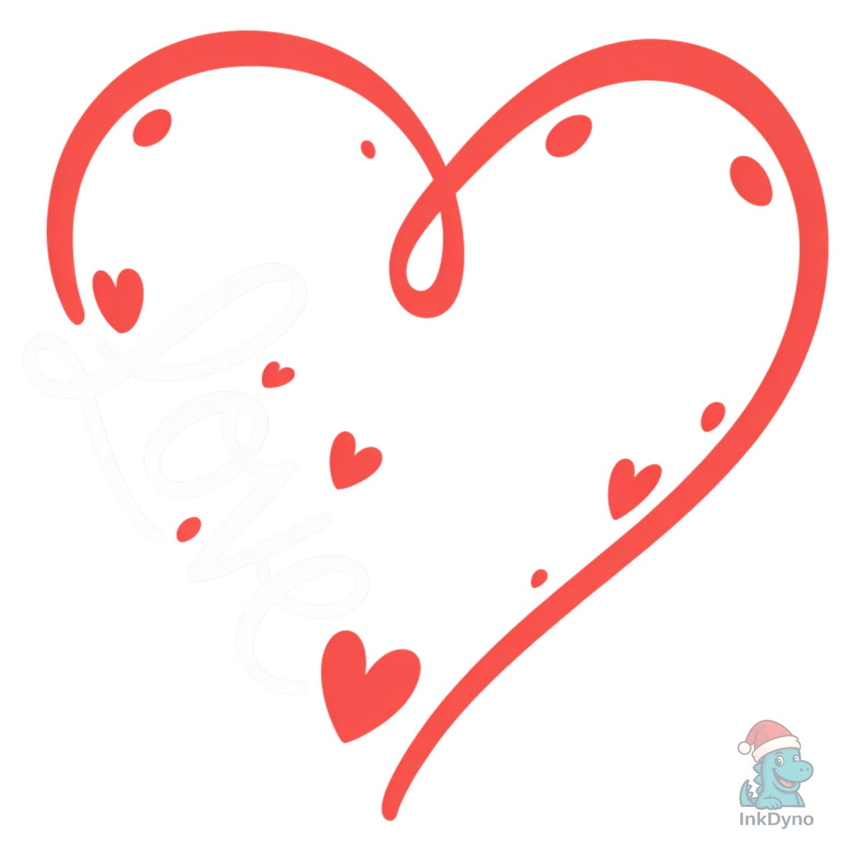 Romantic Love Heart Outline