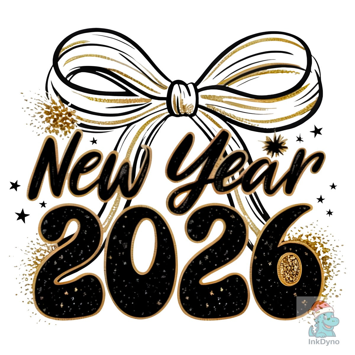 Coquette New Year 2026 New Year Bow