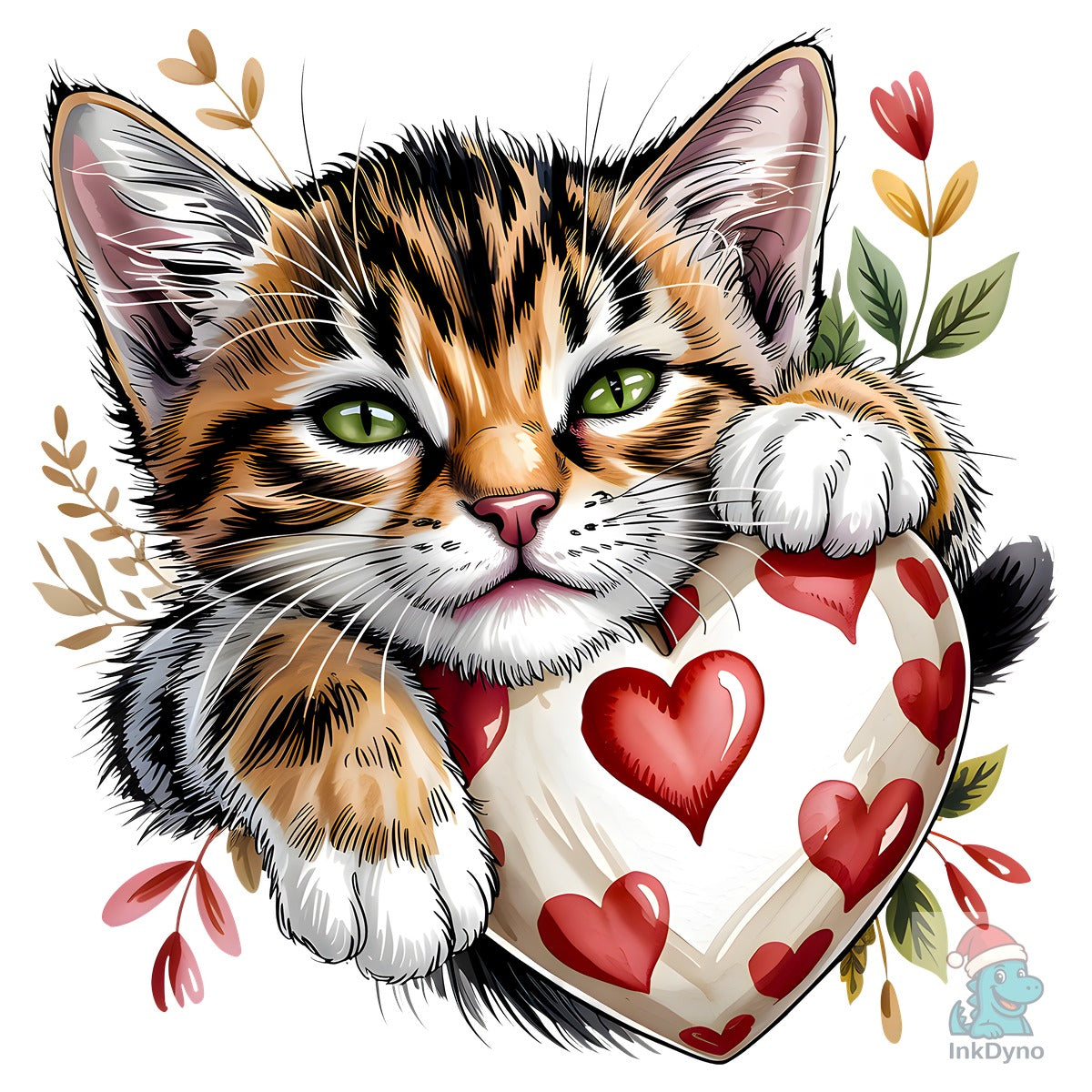 Sweet Cat Art Kitten Pet Lover