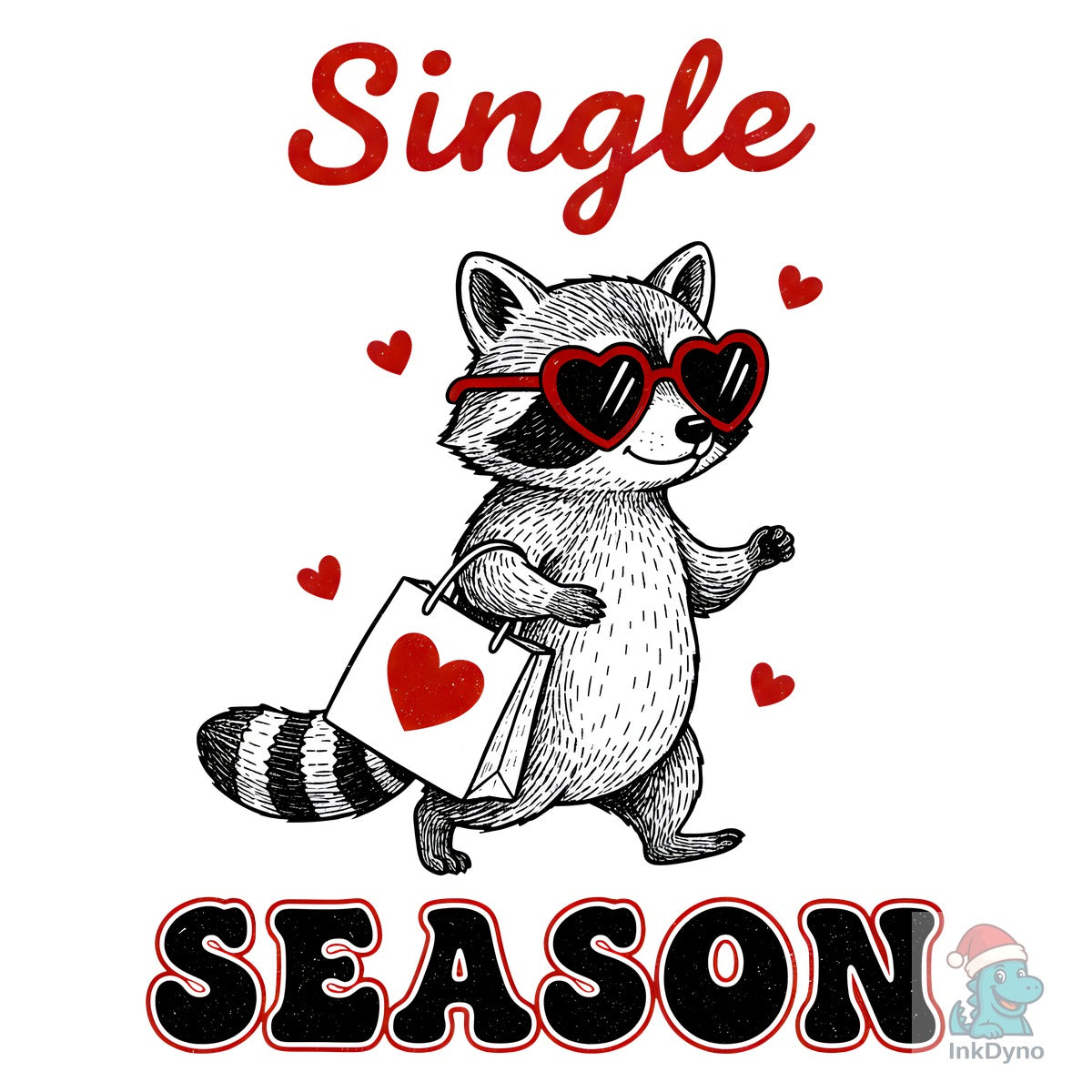Single Season Raccoon Valentine