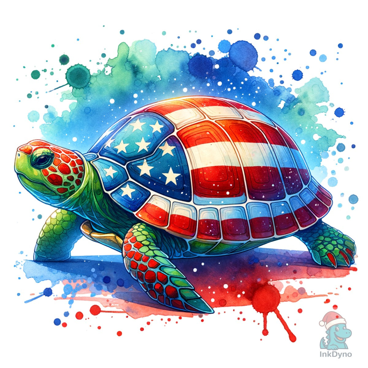 America Turtle Independence Day