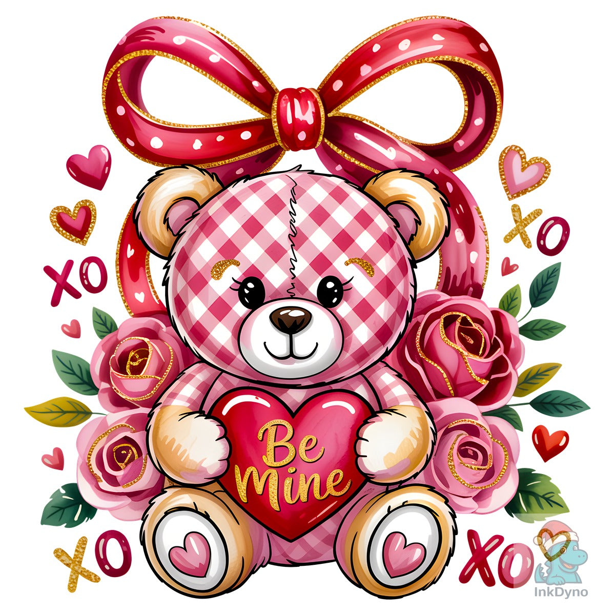 Coquette Valentine Teddy Bear XoXo