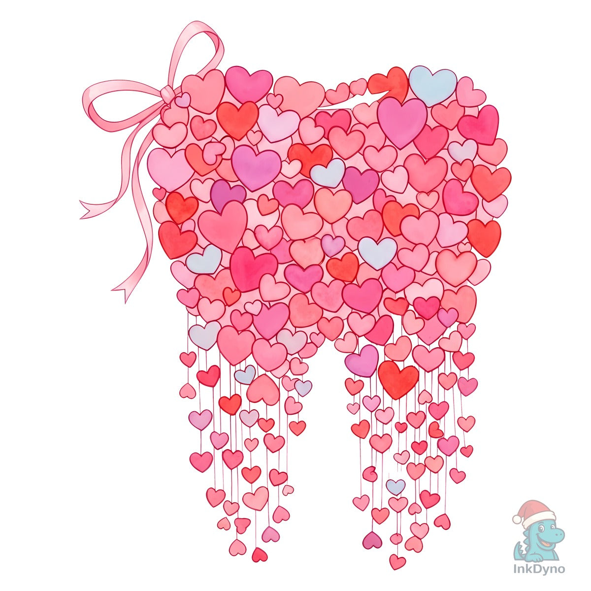 Valentine Tooth Heart Design