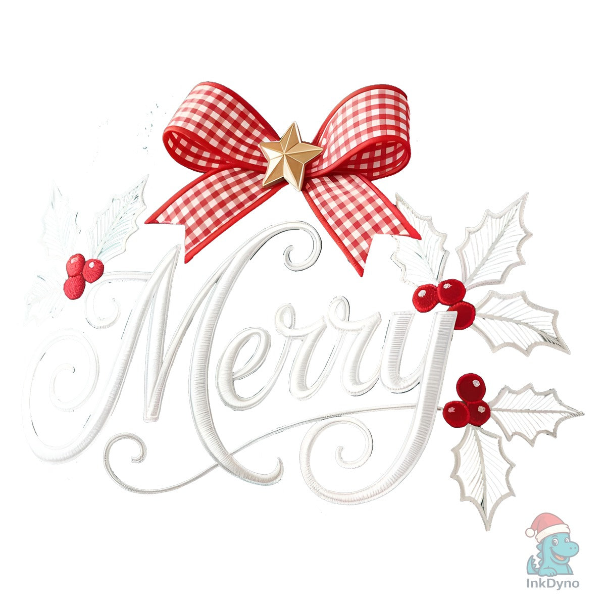 Coquette Merry Plaid Bow Christmas D
