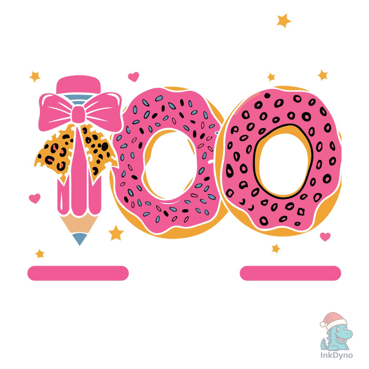 Bow Pencil Little Miss 100 Days Smarter