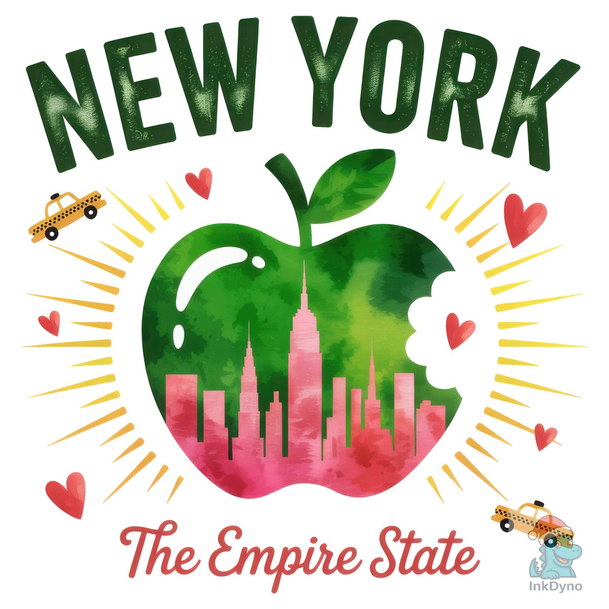 New York the Empire State Apple