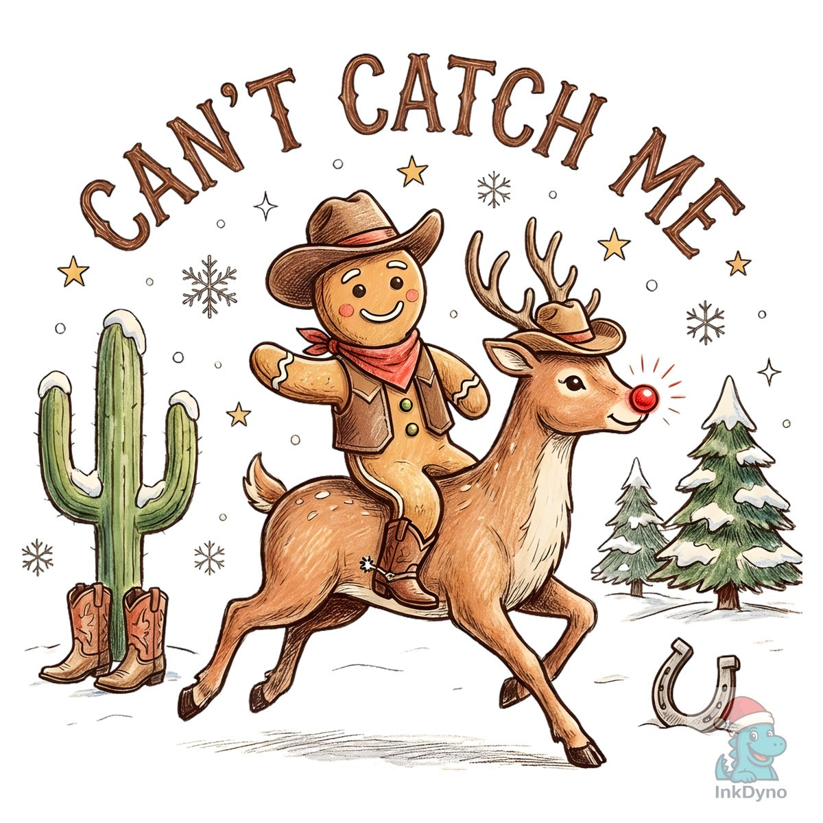 Cowboy Gingerbread Man Western