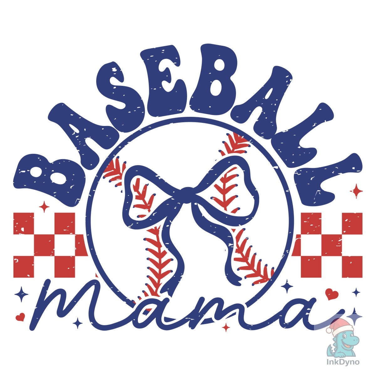 Baseball Mama Bow
