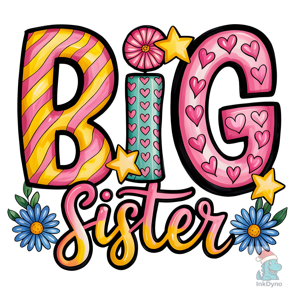 Big Sister Sublimation Design
