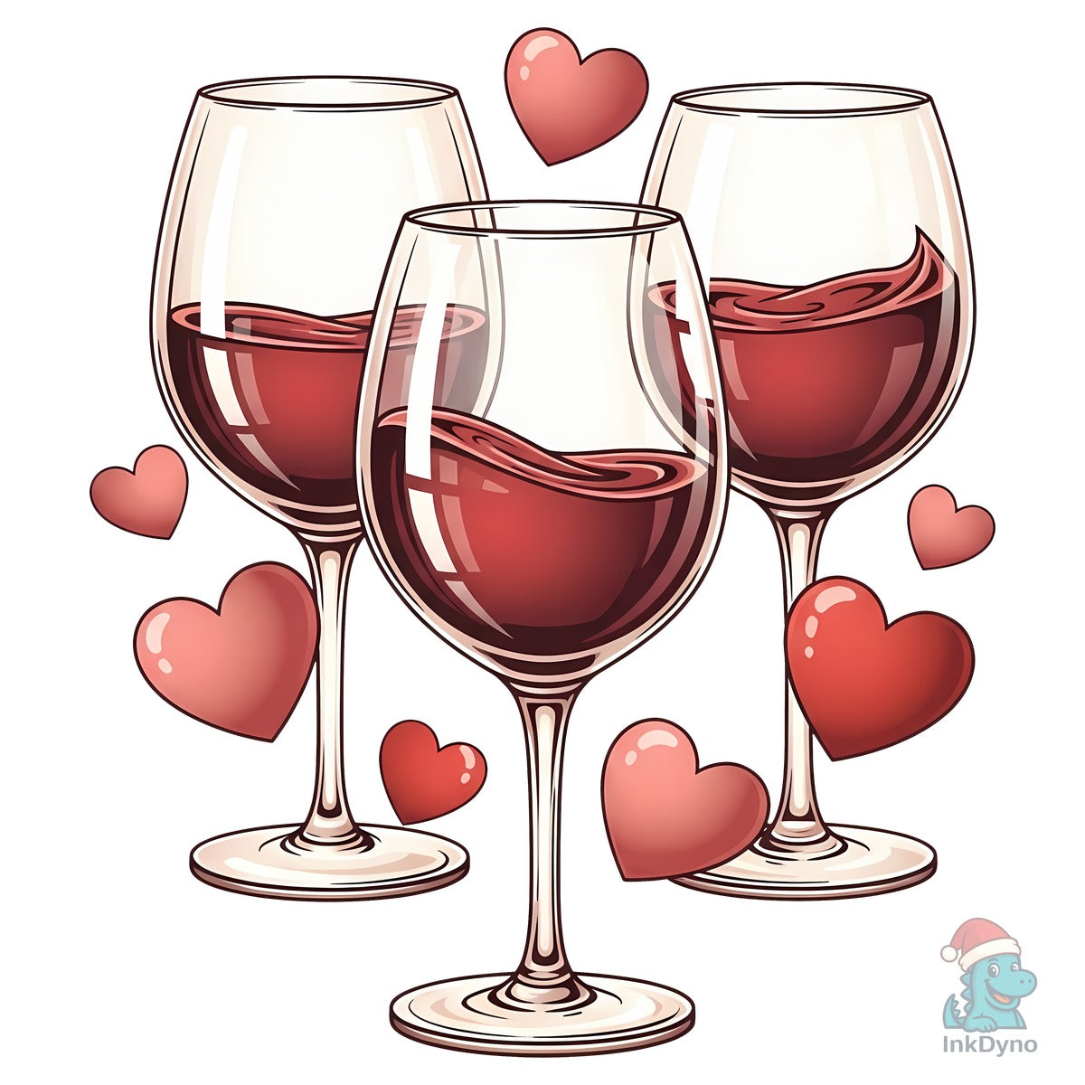Cute Valentine's Day Drink Sublimation