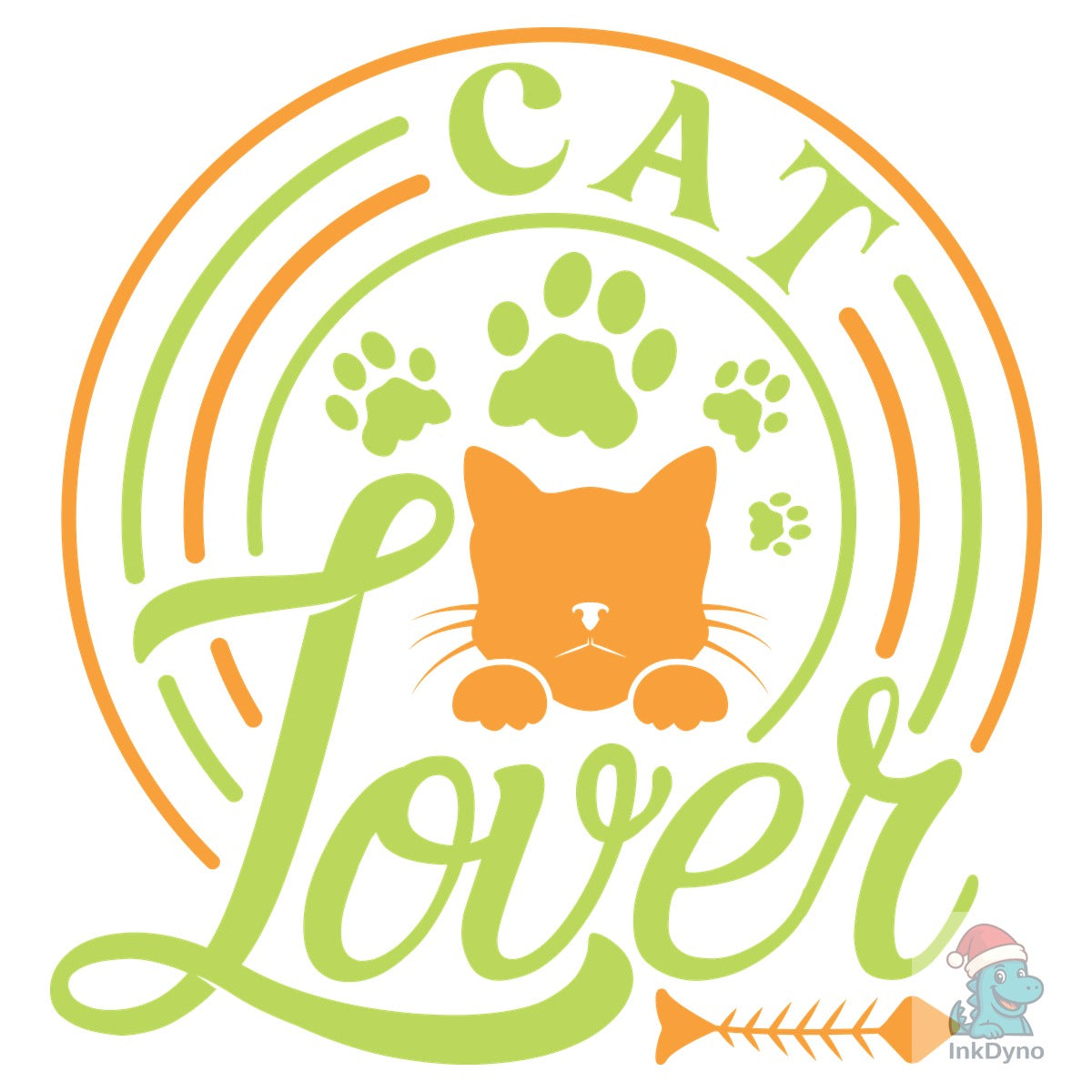 Cat Lover Cut File T-Shirt Design