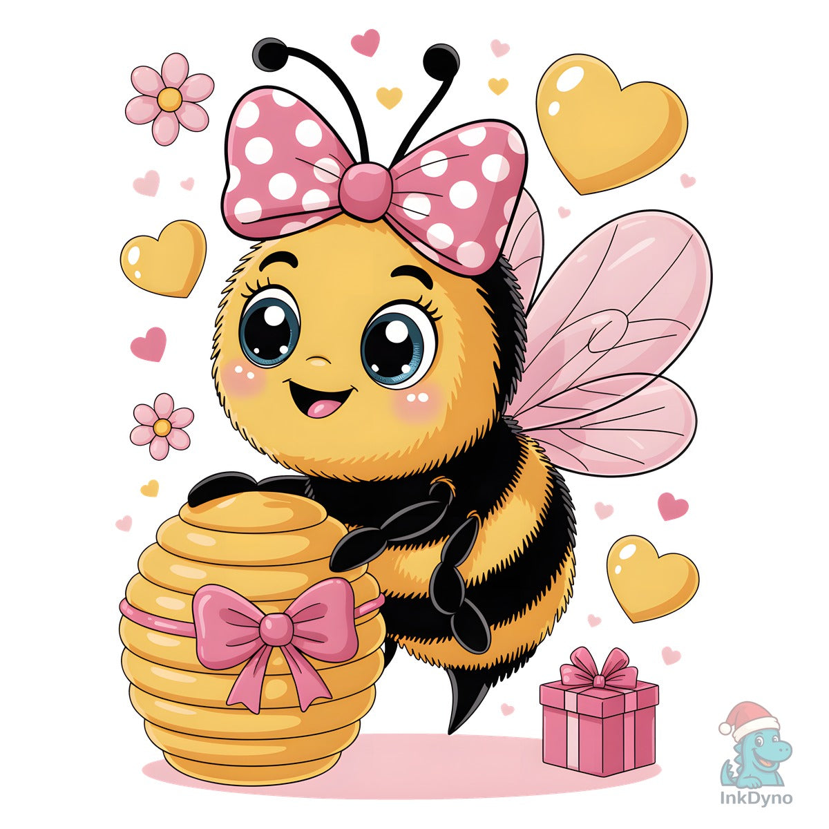 Valentine's Day Cute Baby Bee