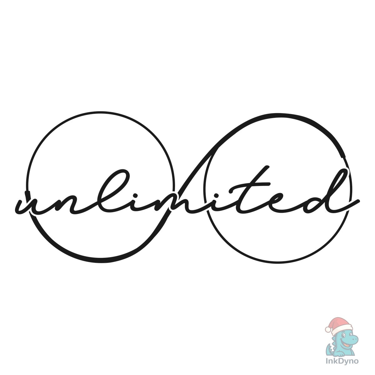 Glasses with the Word "unlimted"