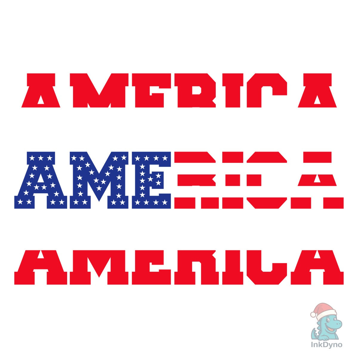 America Patriotic Design
