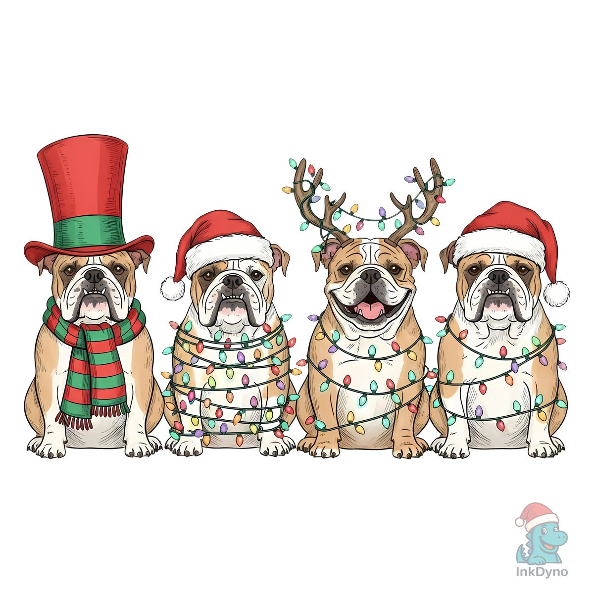 Christmas Bulldogs