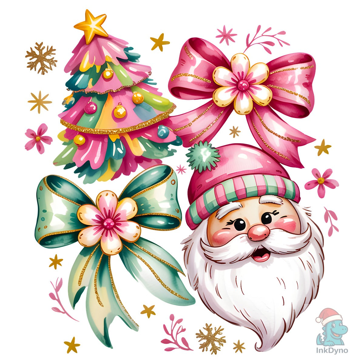 Santa Coquette Christmas Xmas Tree
