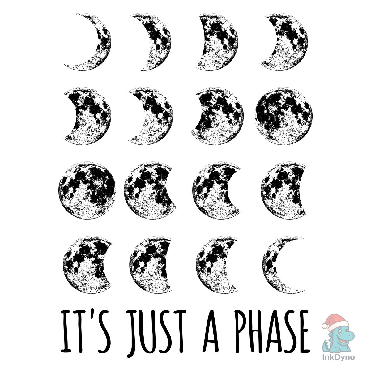 It's Just a Phase Moon Phase Vector