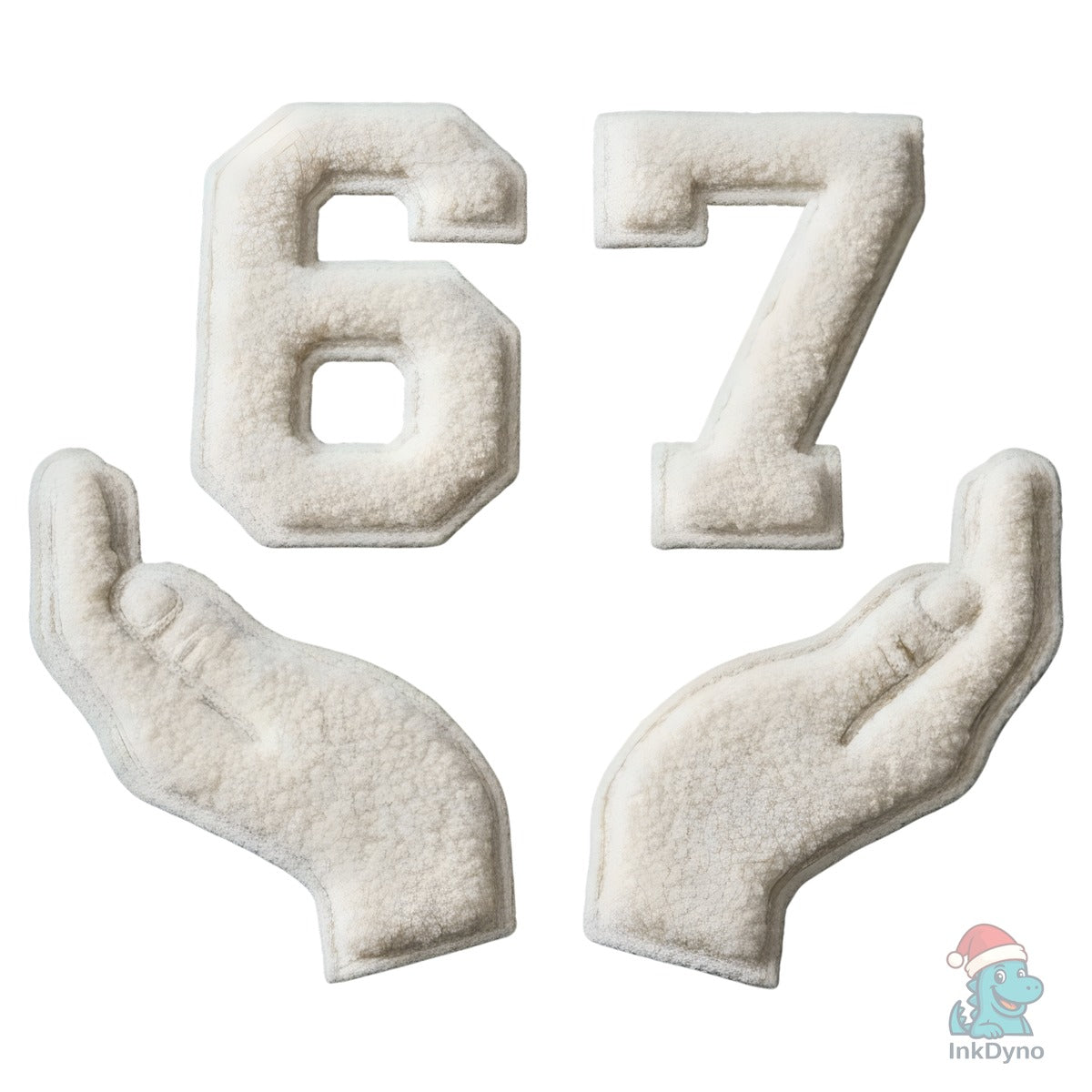 Funny 67 Six Seven Faux Yarn