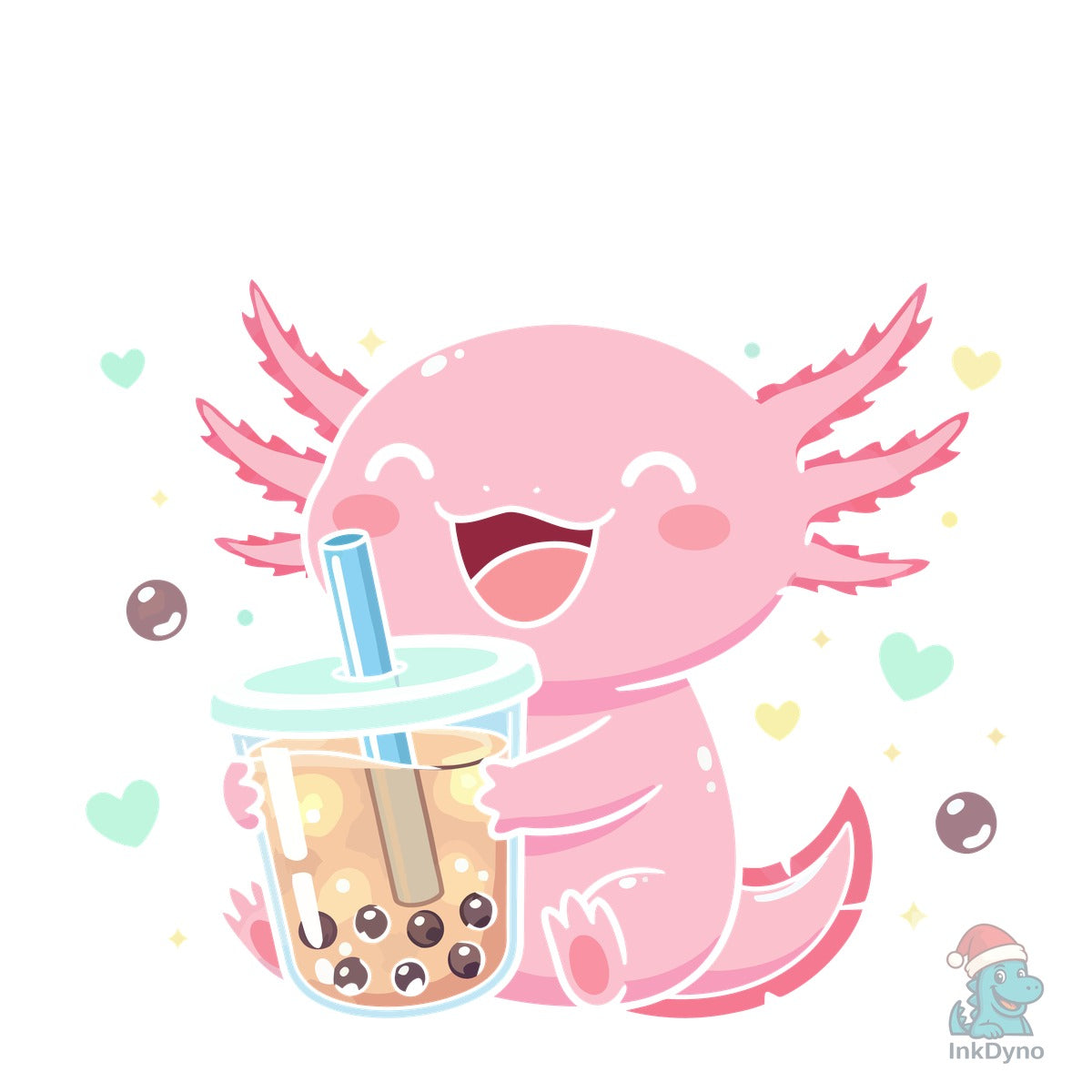 Bobalotl Cute Kawaii Axolotl Drink