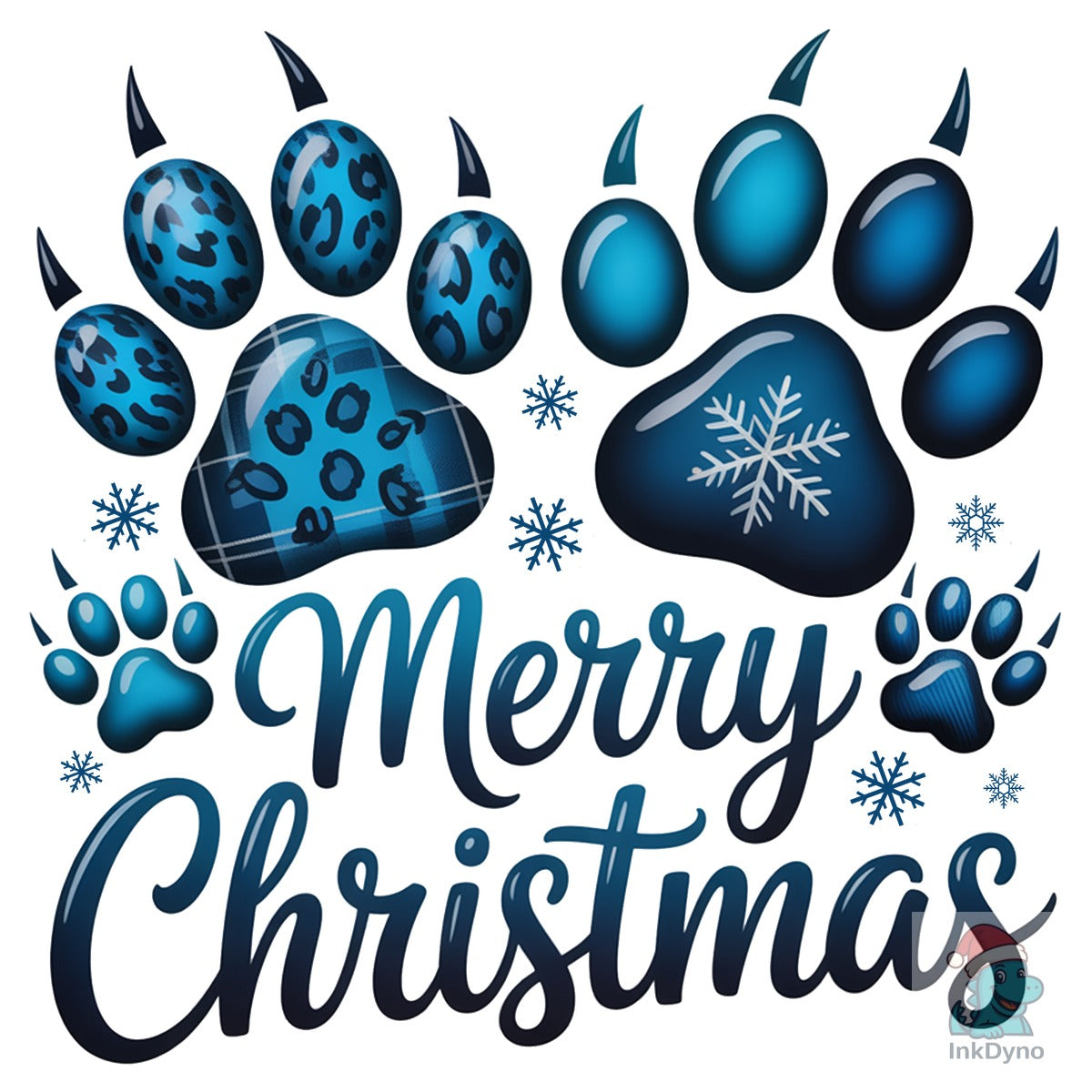 Merry Christmas Paw Dog Lover