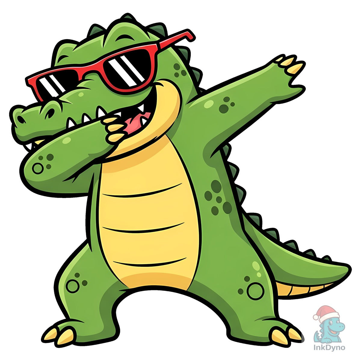 Cool Dabbing Alligator