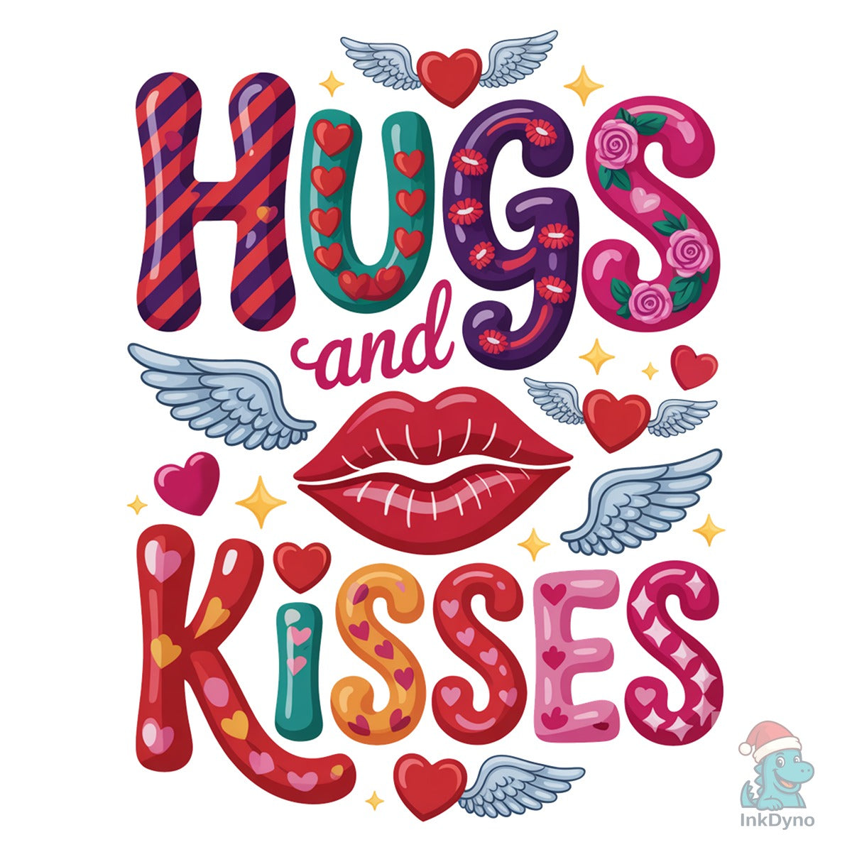 Hugs and Kisses Valentine