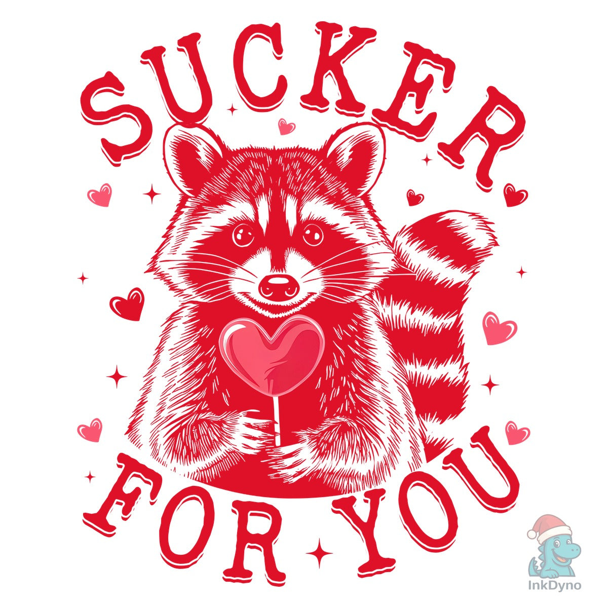 Sucker for You Cute Raccoon