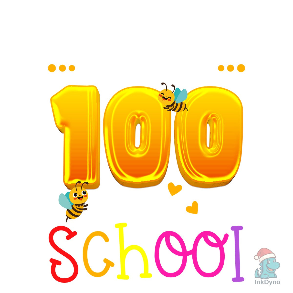 Cute Bee 100 Days of School