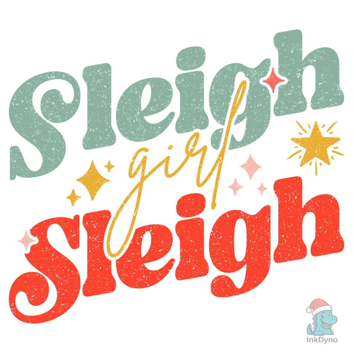 Christmas Cheeky Sleigh Girl Sassy