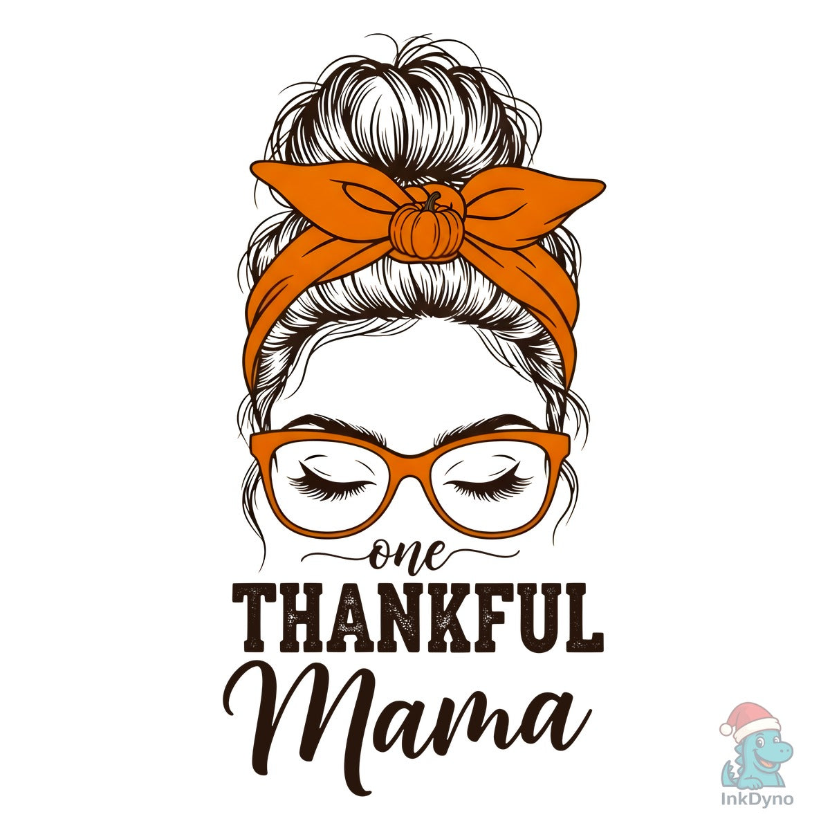Thankful Mama Messy Bun