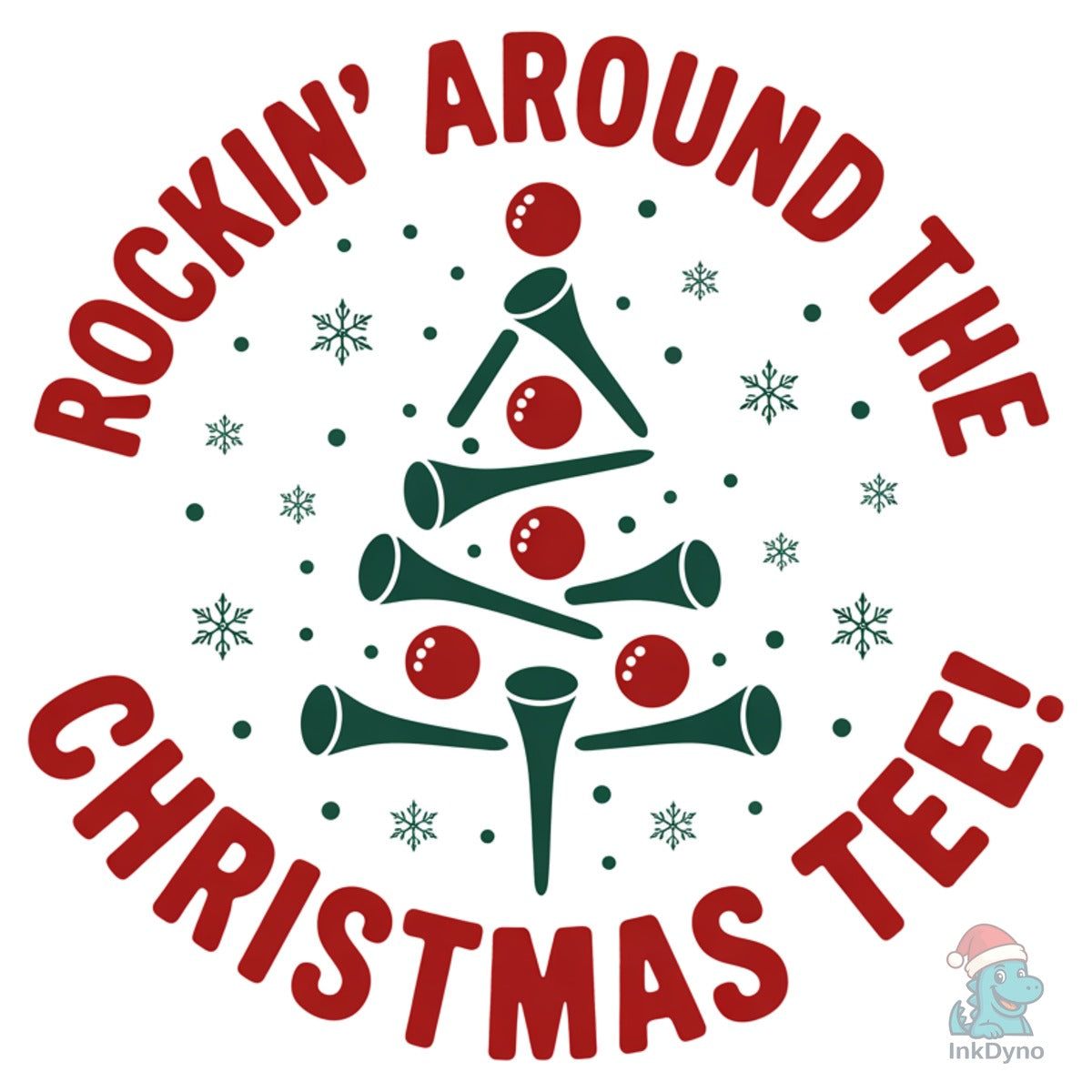 Christmas Golf Christmas Golfer