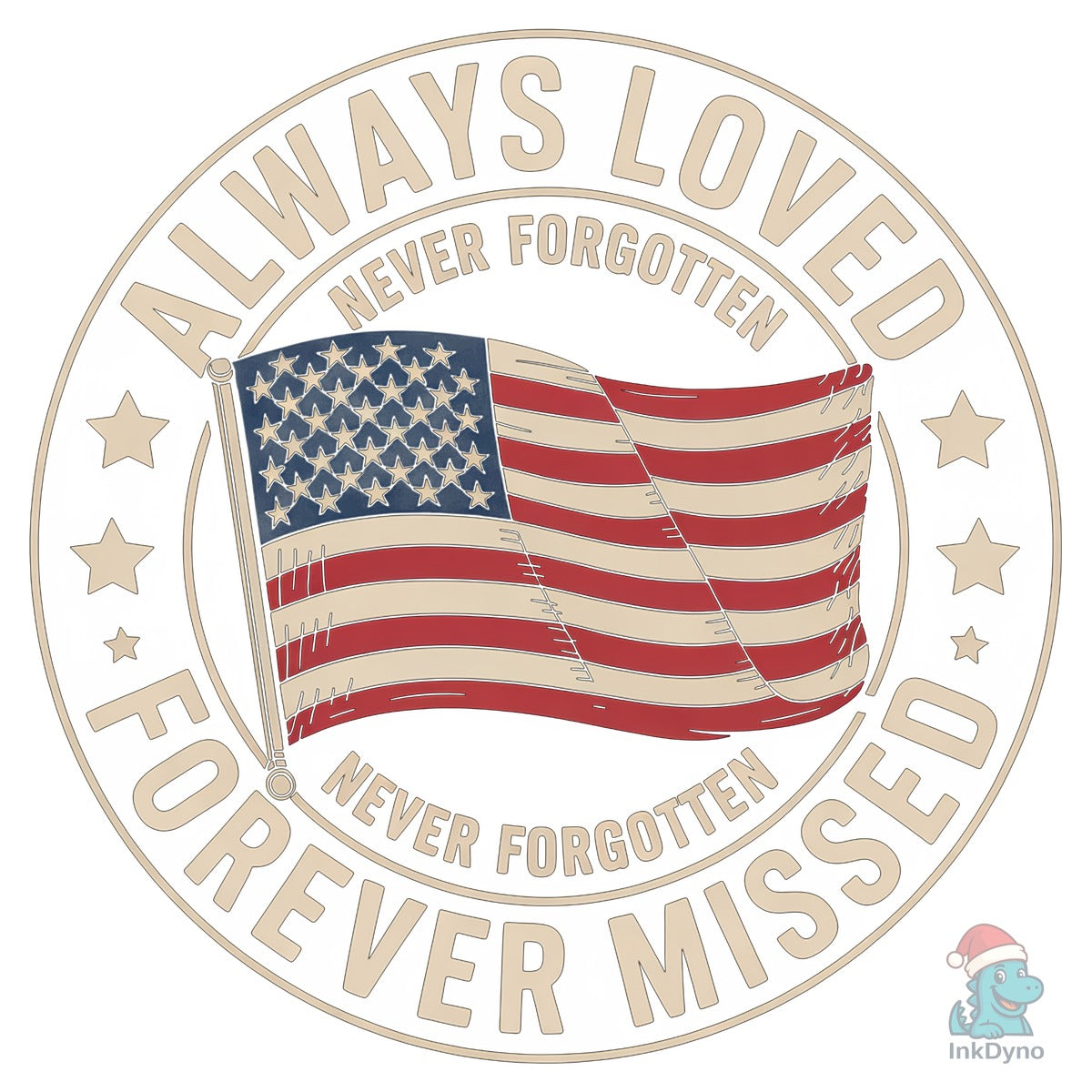 Always Loved Never Forgotten USA Vet