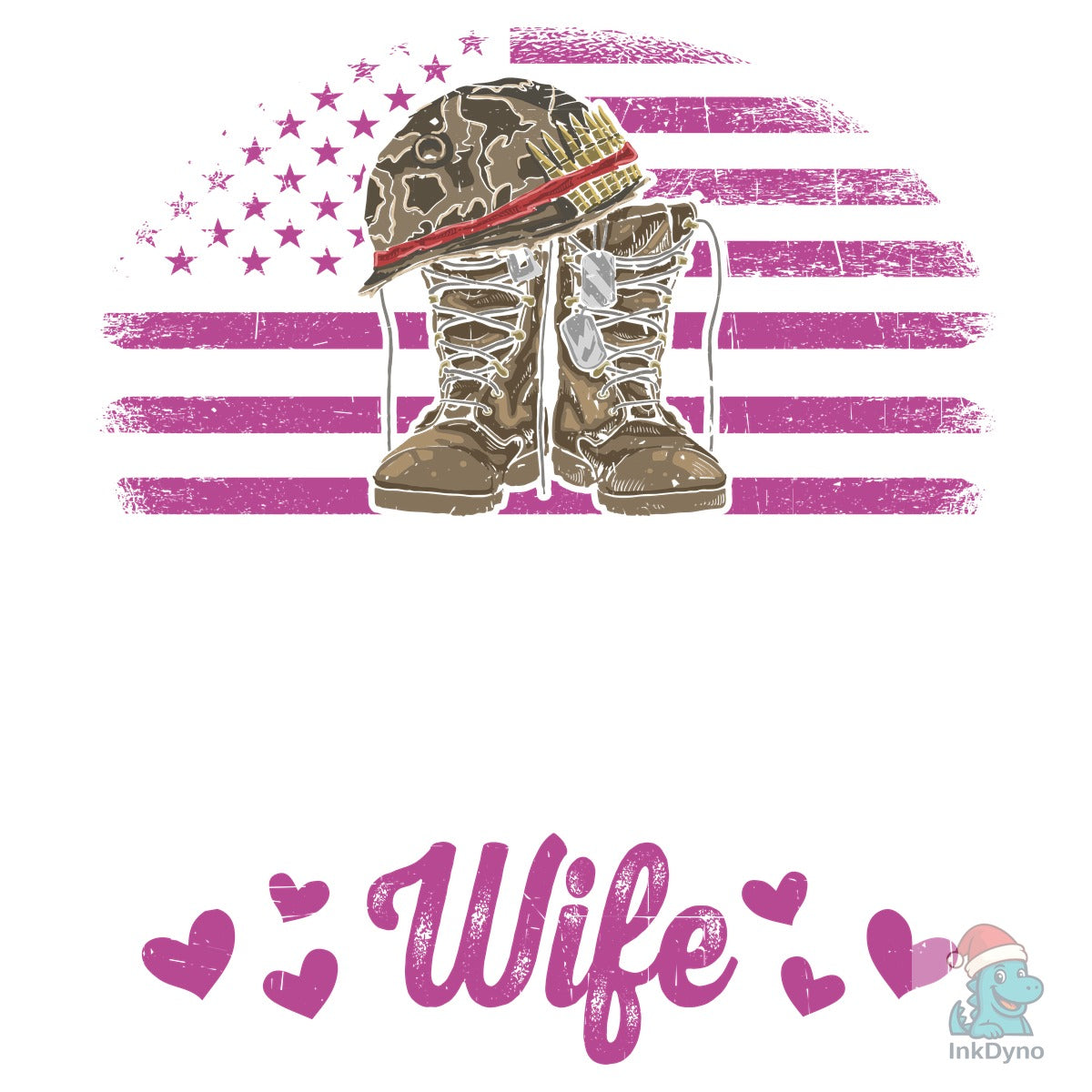 Combat Veteran Wife Veterans Day T-Shirt