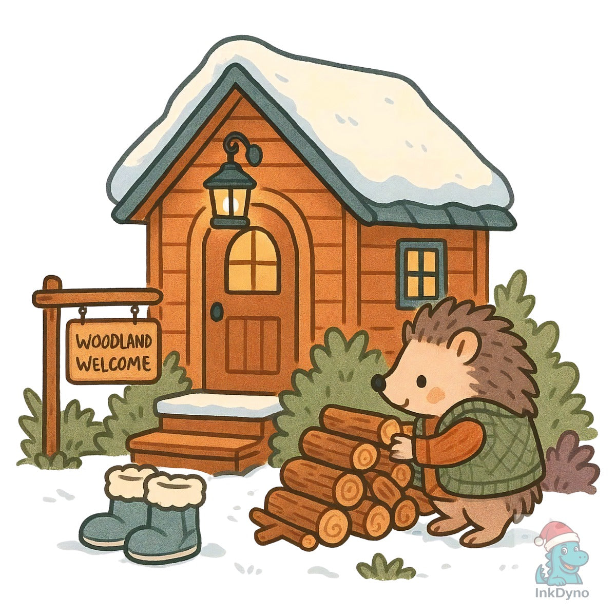 Woodland Welcome Hedgehog
