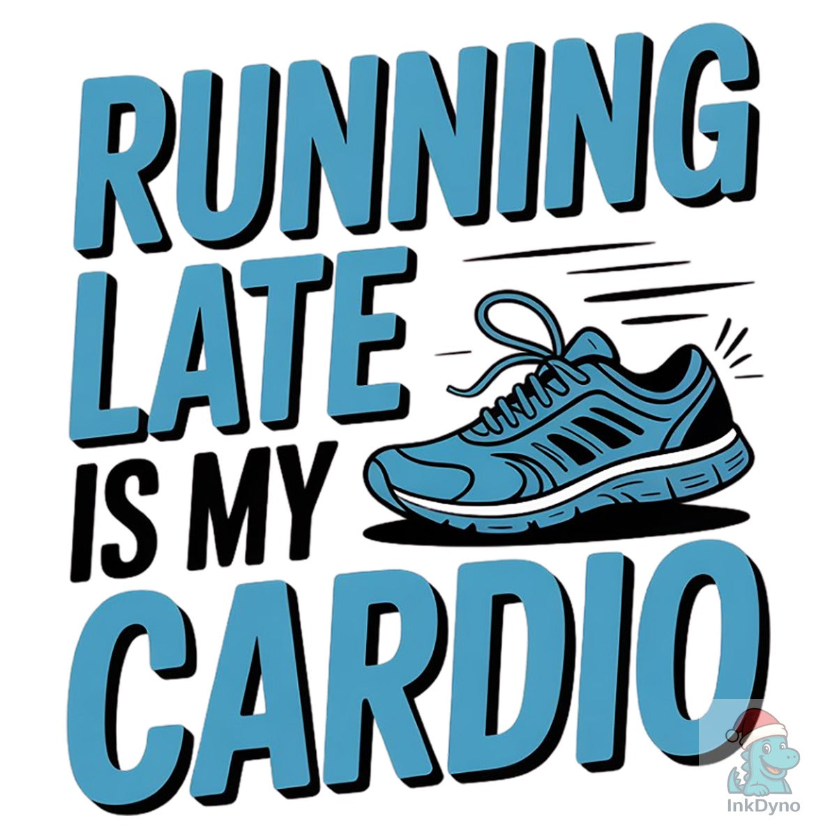 Humorous Cardio Slogan Fitness T-shirt