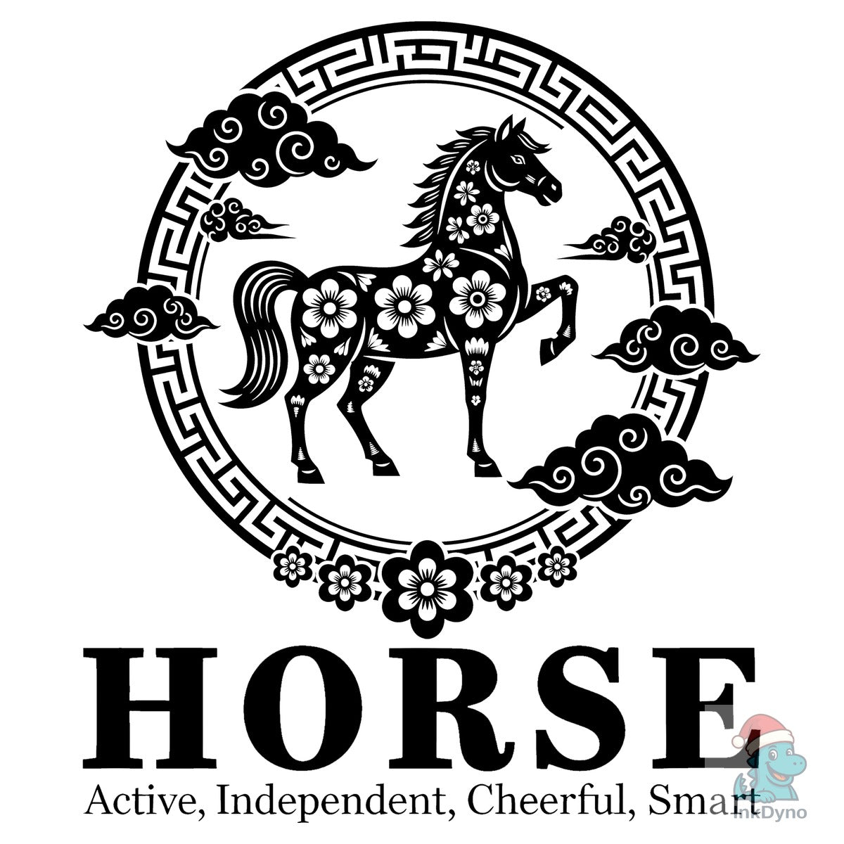 Chinese New Year Horse Sublimation