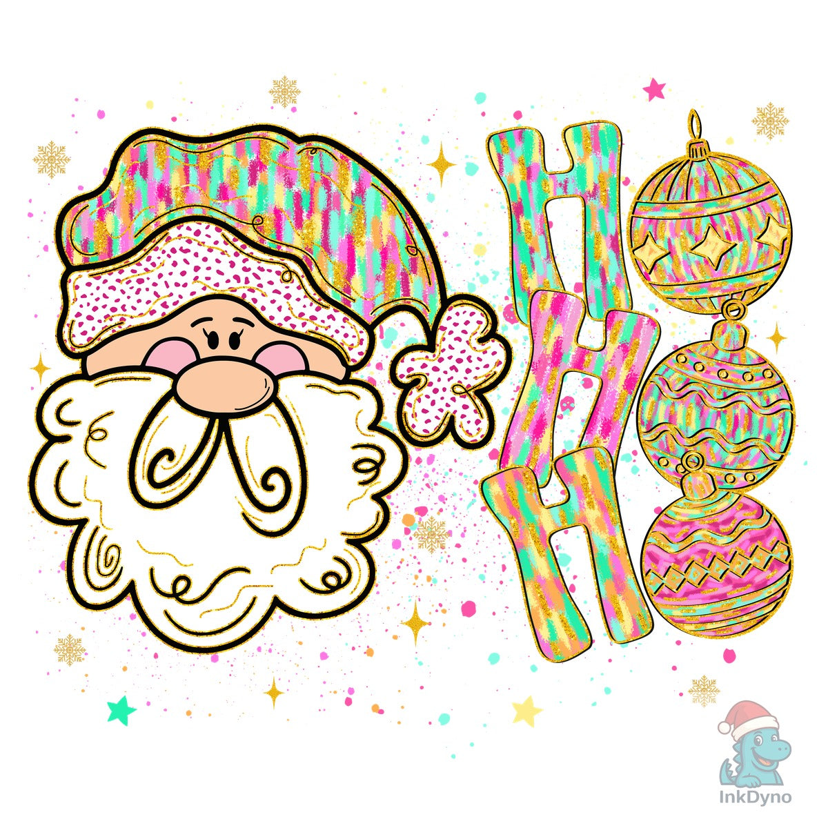 Hohoho Santa Chritsmas Sublimation