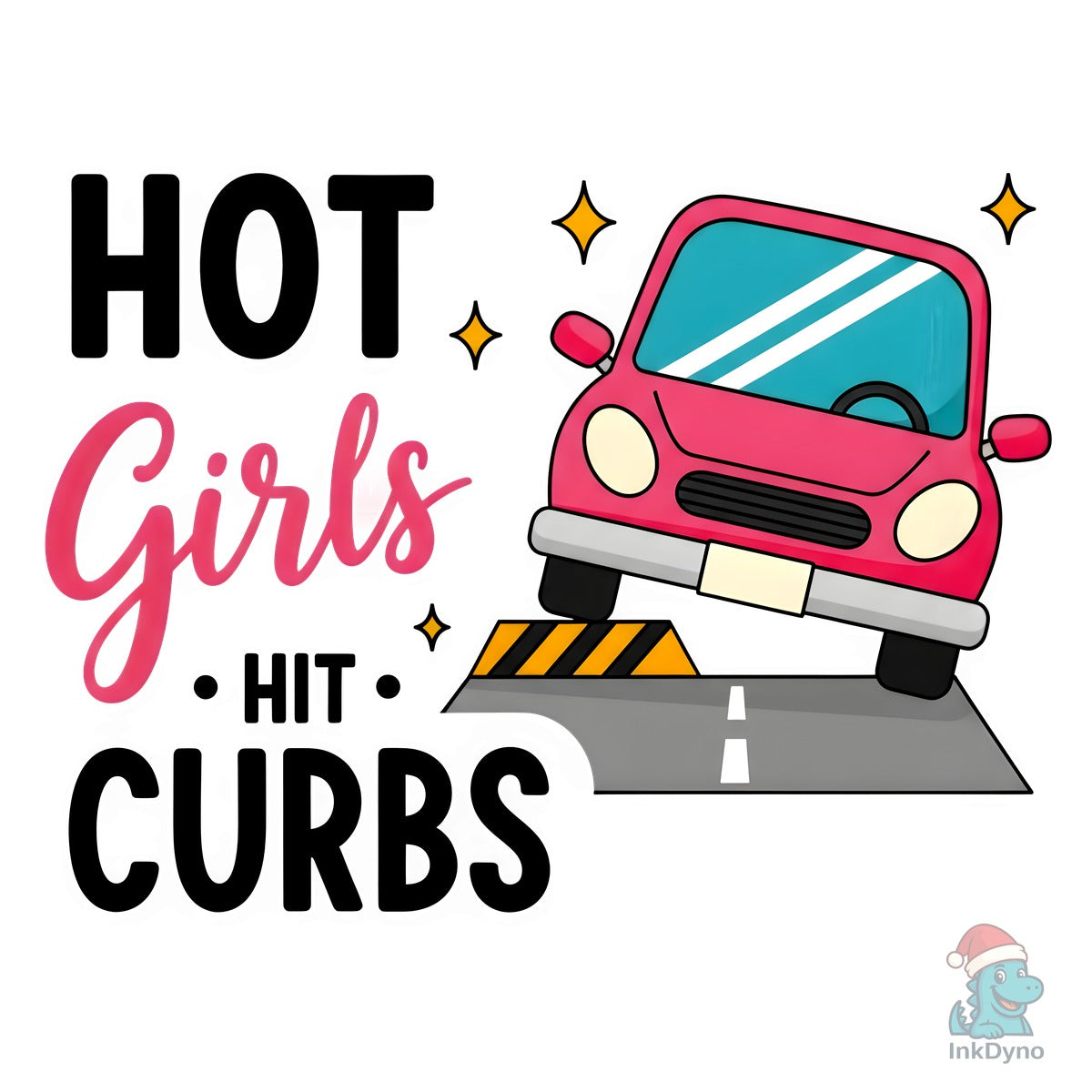 Hot Girls Hit Curbs Driving Humor