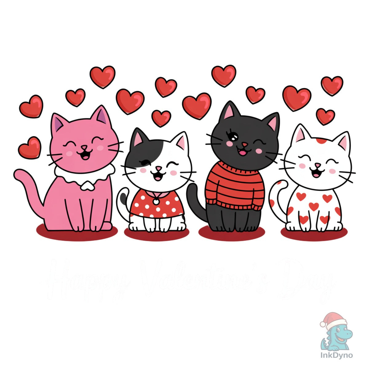 Happy Valentine's Day Cats Cat Lover