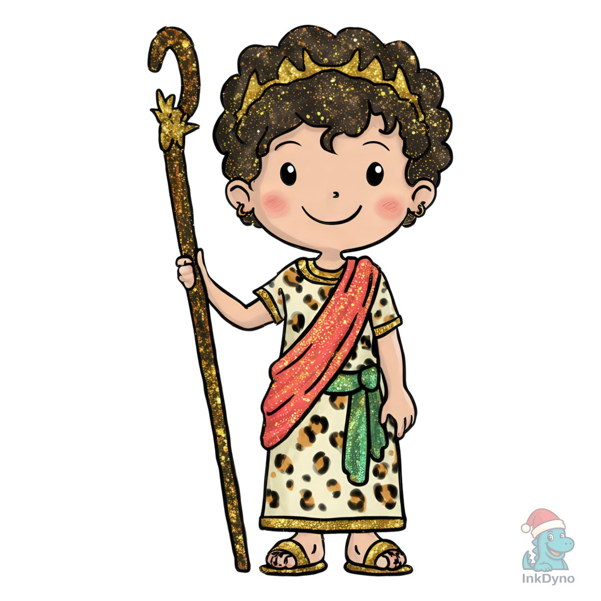 Nativity Glitzier Shepherd Boy