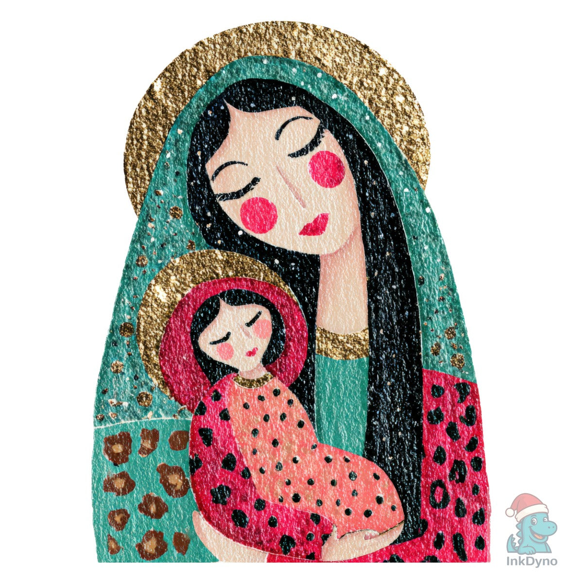 Sparkling Nativity Mother Child