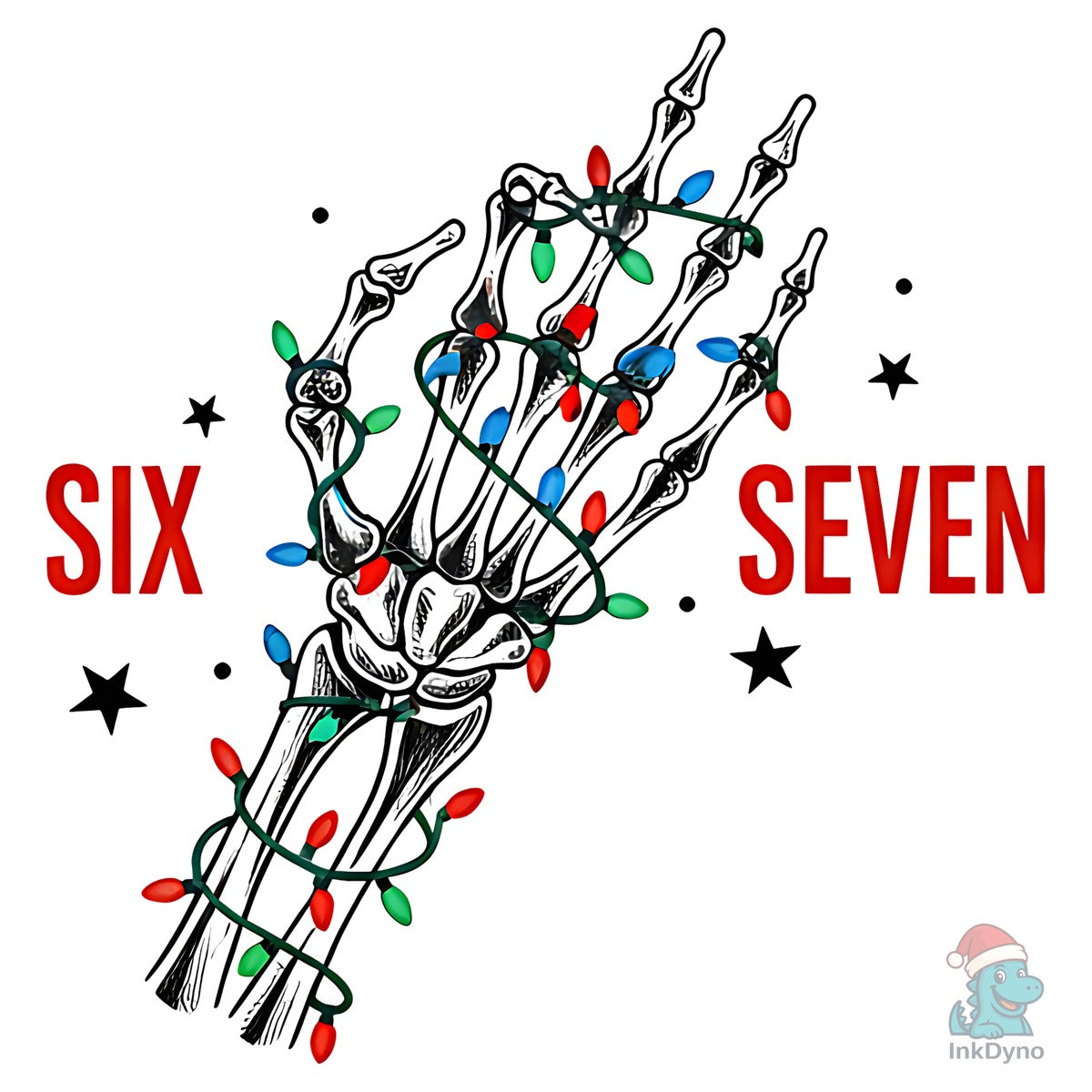 Christmas Skeleton 6 7 Funny 6 7